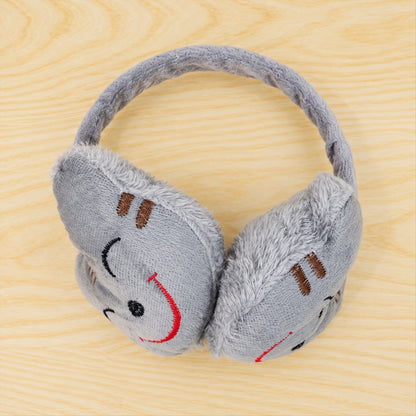 Smiley winter earmuffs - actual product