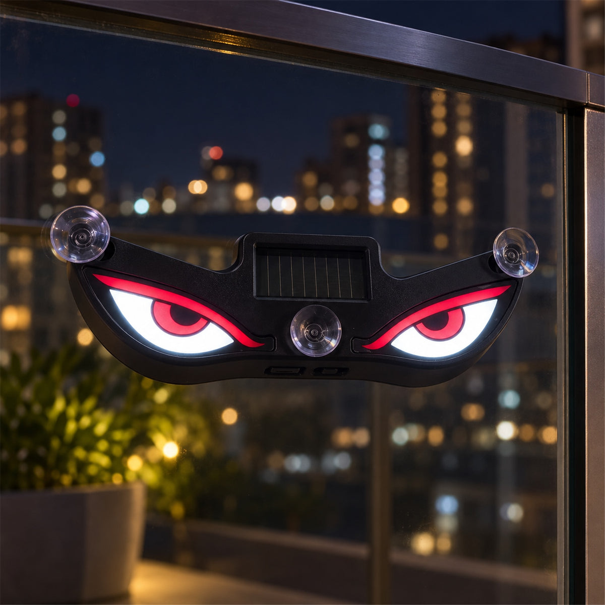 Solar evil eyes decorative warning light - view 03