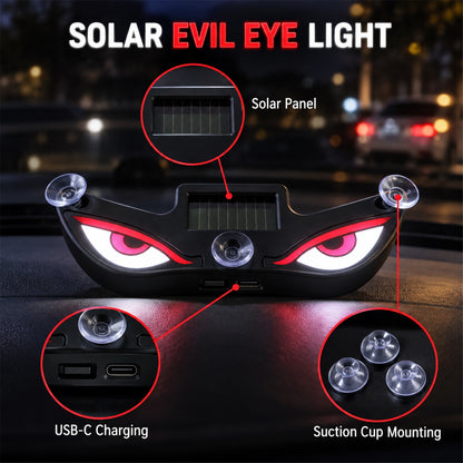 Solar evil eyes decorative warning light - view 05