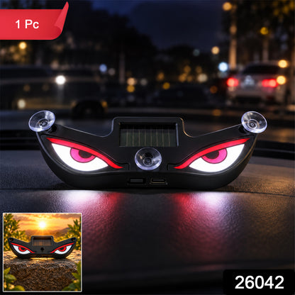 Solar evil eyes decorative warning light - 1 Pc