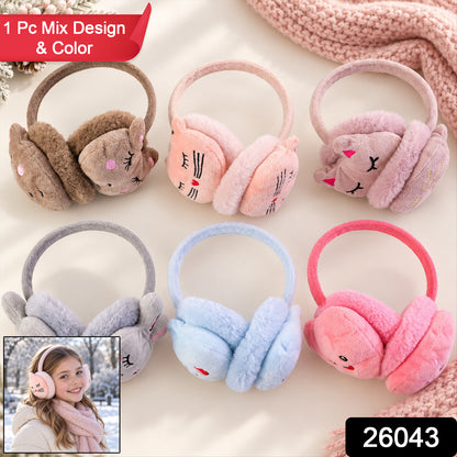 Plush winter earmuffs - SKU single piece assorted designs and colors