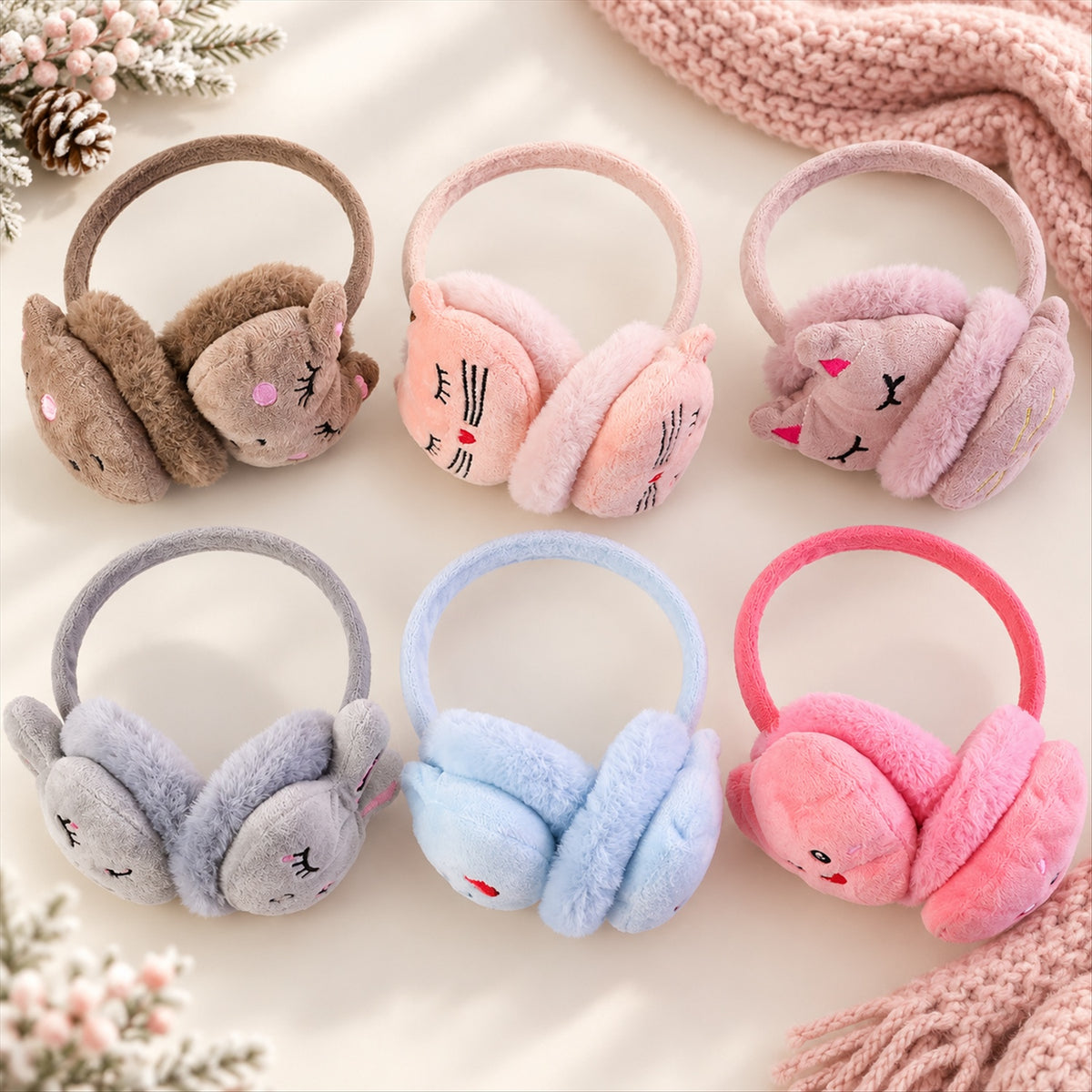 Plush winter earmuffs - main product photo