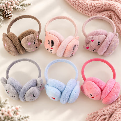 Plush winter earmuffs - main product photo