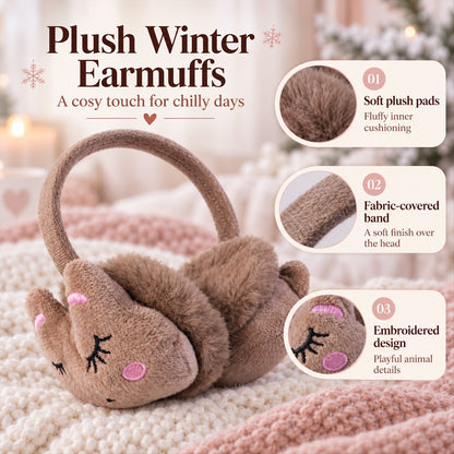 Plush winter earmuffs - product view 05