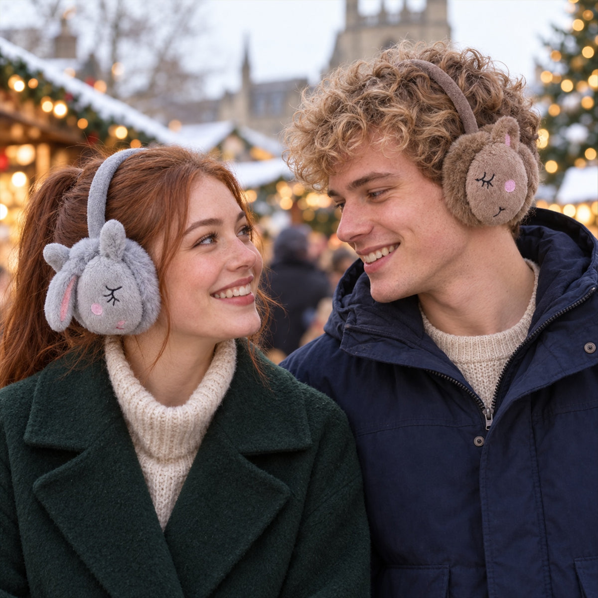 Plush winter earmuffs - product view 07