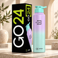 Stainless Steel Water Bottle with Carry Loop for Office and Travel - Pexpo (1000 ML)