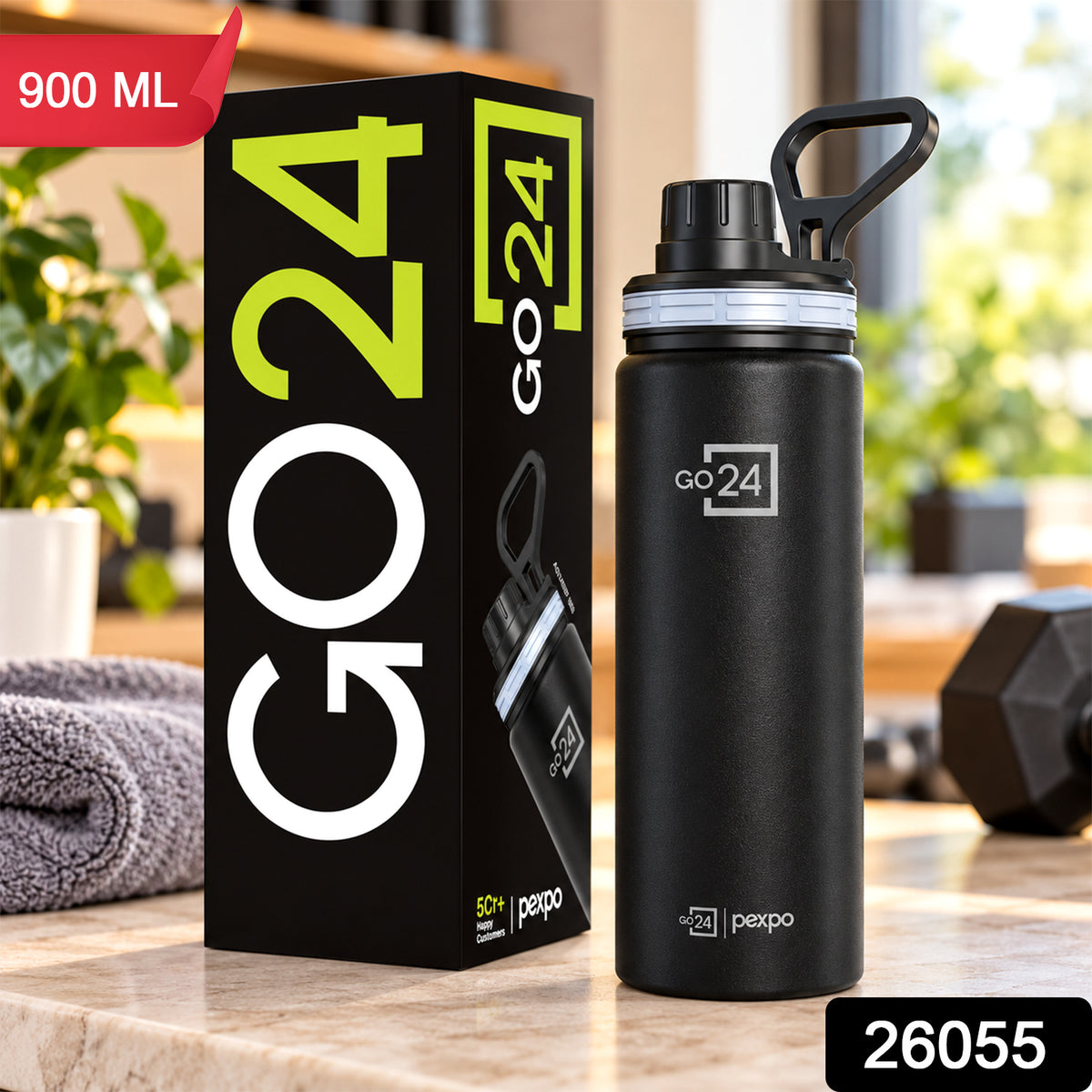 Steel water bottle pack