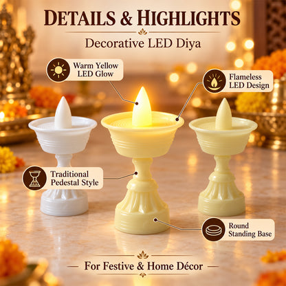 Flameless decorative LED diyas - product view 06