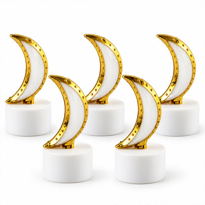 Moon shape LED tealight candles - product view 07