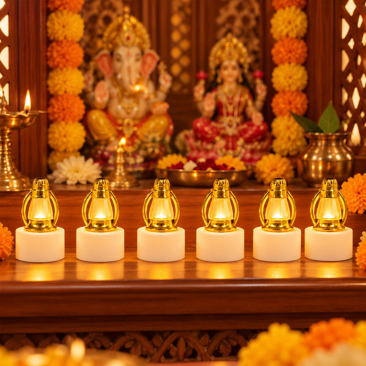 Mini lantern LED decorative candle lamps - product view 03
