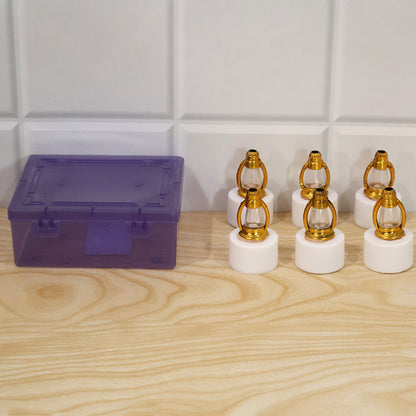 Mini lantern LED decorative candle lamps - actual product and plastic box