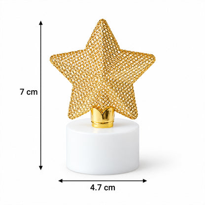 Decorative LED star candles - dimensions