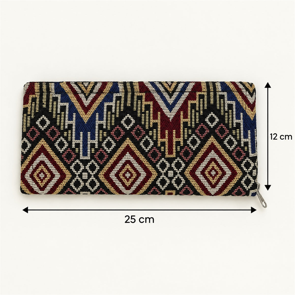 Wallet size 25x12cm
