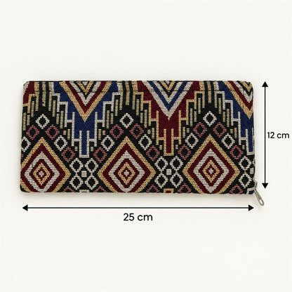 Wallet size 25x12cm