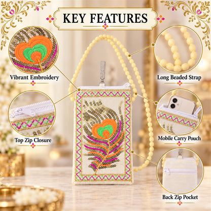 Mobile purse strap detail
