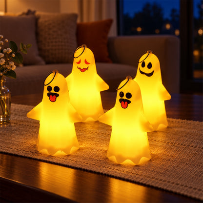 Cute ghost LED night lamps - main product photo