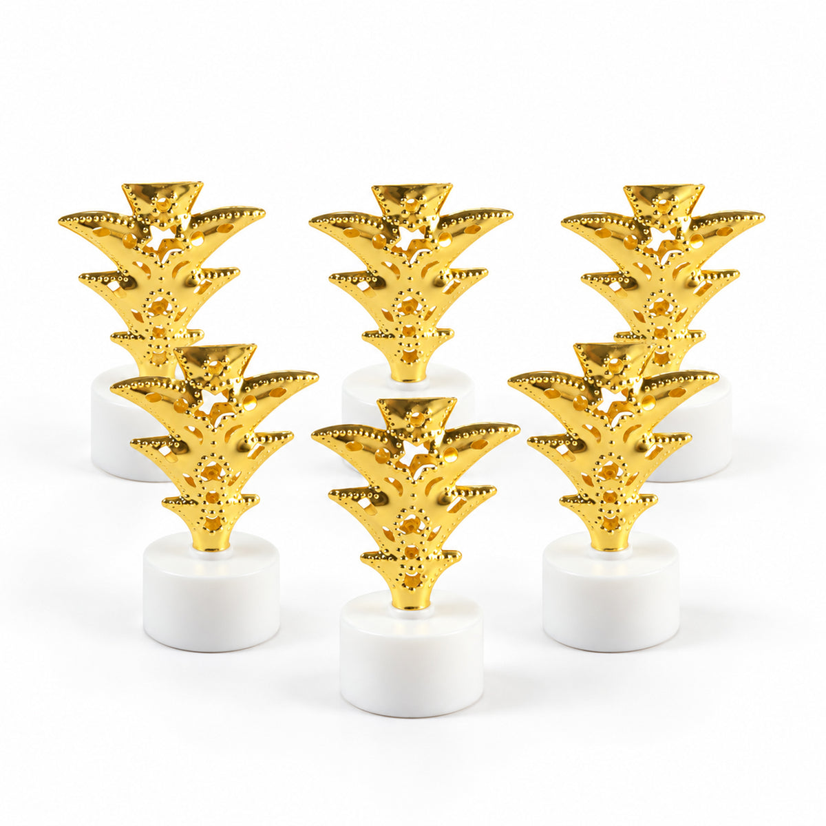 Golden tree flameless LED tealight candles - product view 05