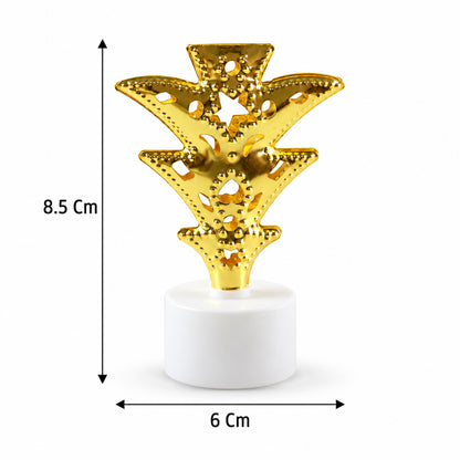 Golden tree flameless LED tealight candles - dimensions