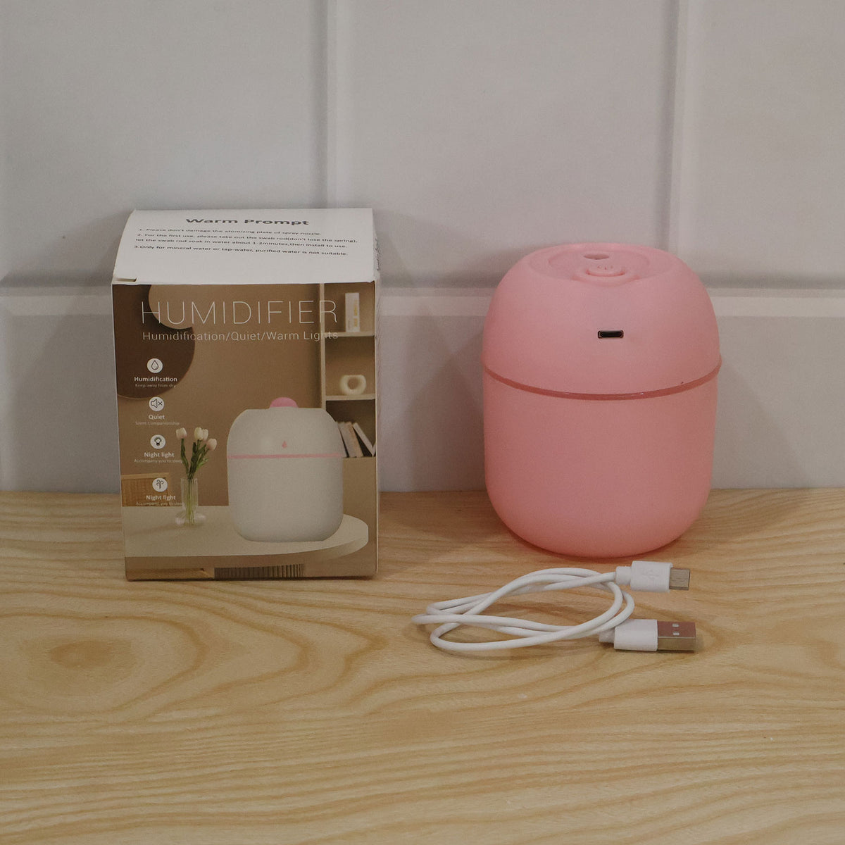 Pink USB Mini Humidifier