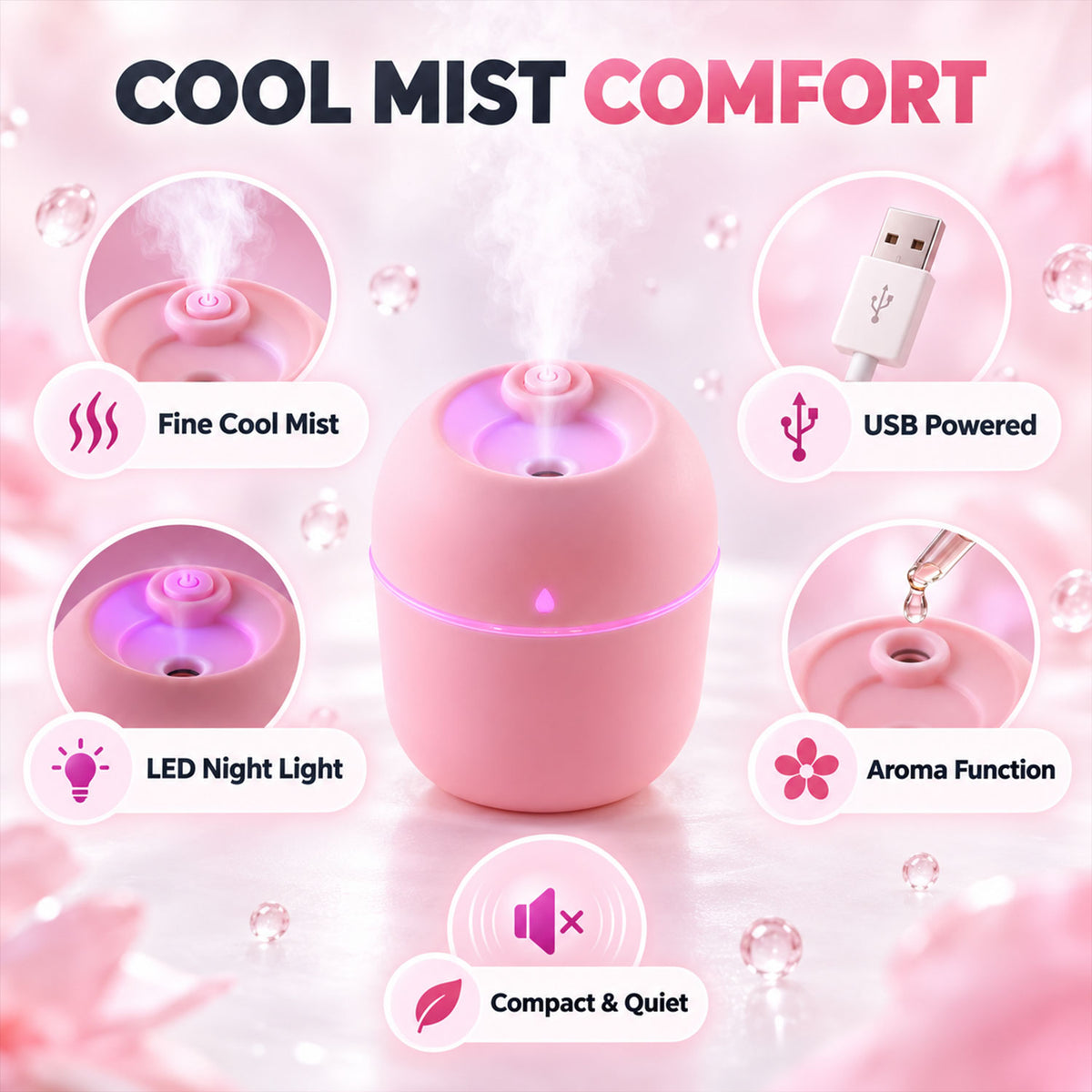 LED Light Humidifier