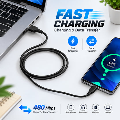 40W USB-A to Micro USB charging and data cable V8 CB 1031 Micro- 07.jpg