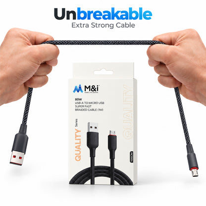 80W USB-A to Micro USB braided cable with mobile stand V8 CB 1054- 05.jpg