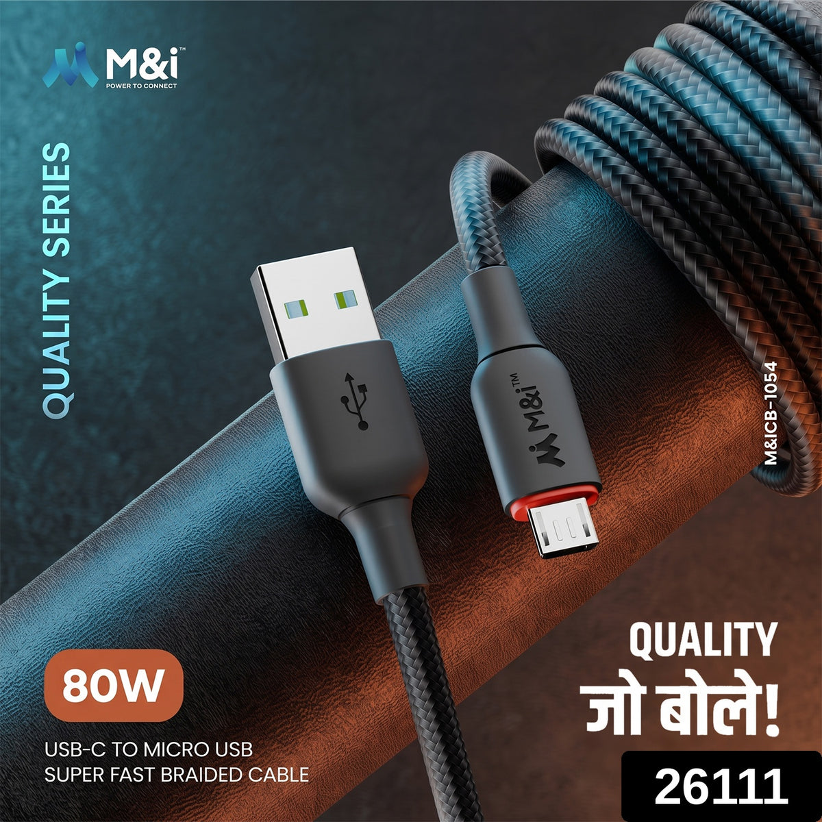 80W USB-A to Micro USB braided cable with mobile stand quality_cable_26111.jpg