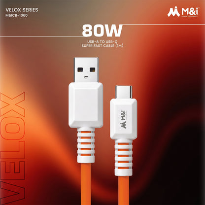 80W USB-A to USB-C charging and data cable TC Cb 1060- 05.jpg
