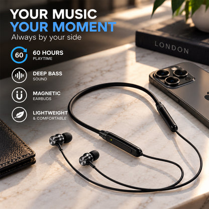 Wireless neckband with magnetic earbuds and 60 hours playtime NB-660- 07.jpg