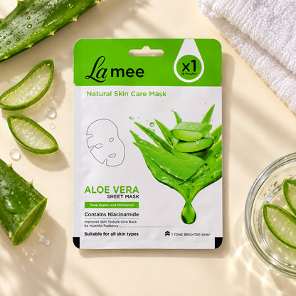 Aloe vera facial sheet mask 02