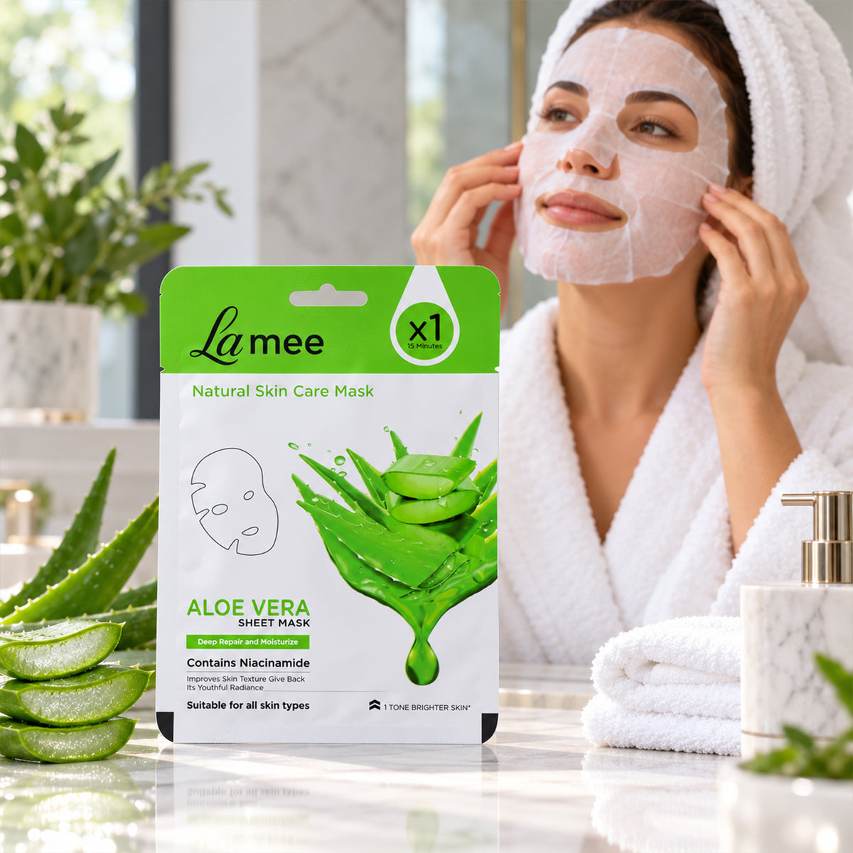 Aloe vera facial sheet mask 04