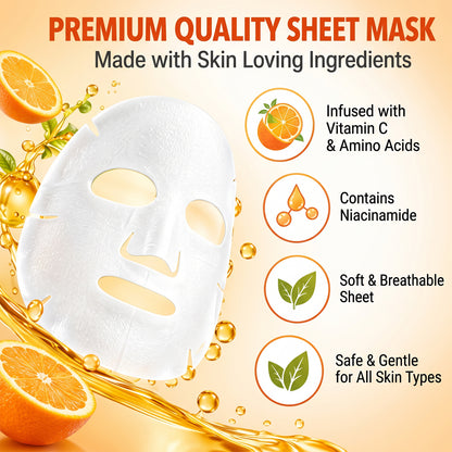 Vitamin C facial sheet mask 02