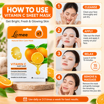 Vitamin C facial sheet mask 05