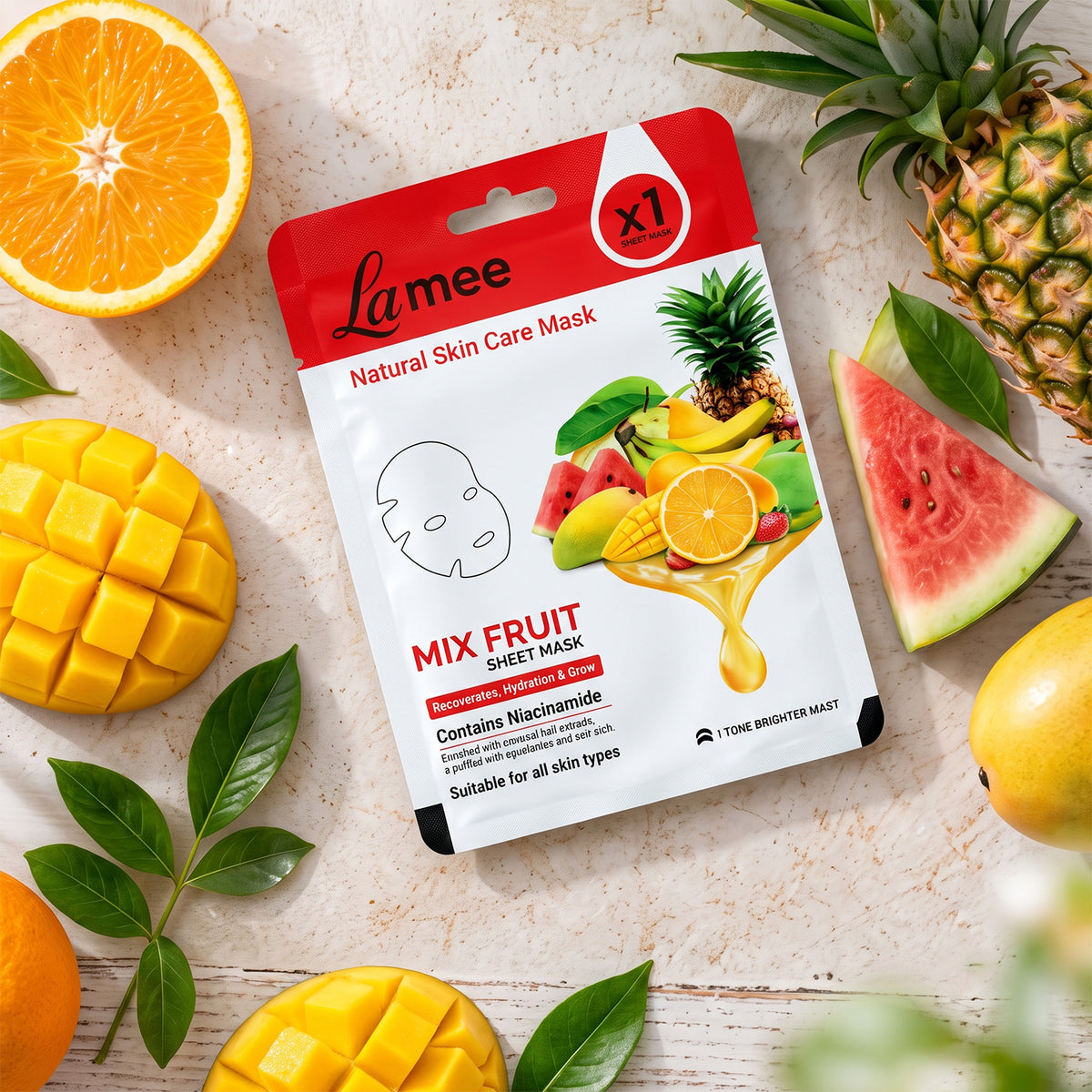 Mix fruit facial sheet mask 06
