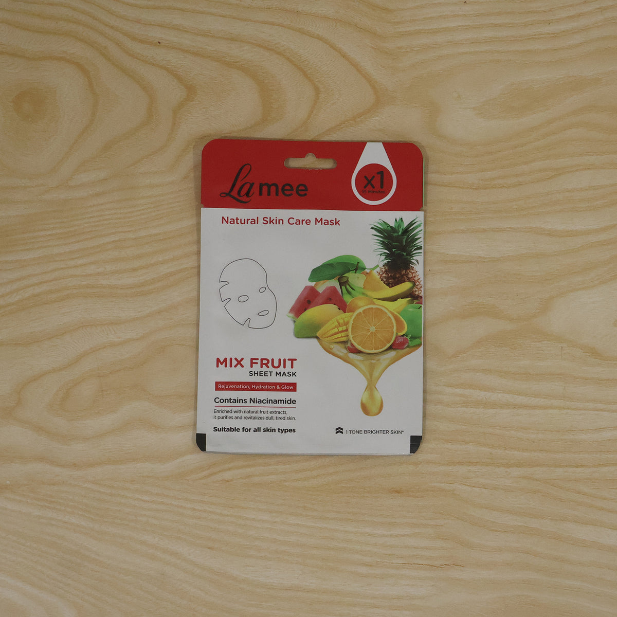 Mix fruit facial sheet mask actual product