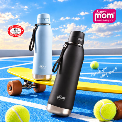 Vacuum insulated steel water bottle 00