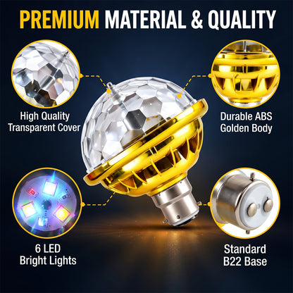 Multicolour LED disco party bulb 05