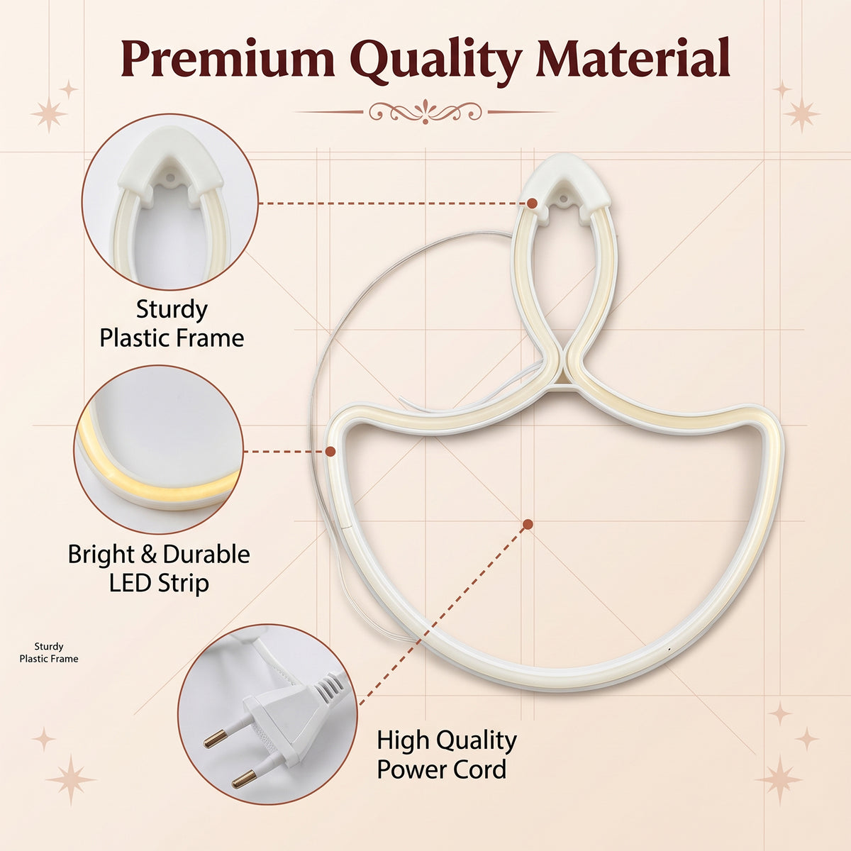 Diya Shape LED Hanging Light
