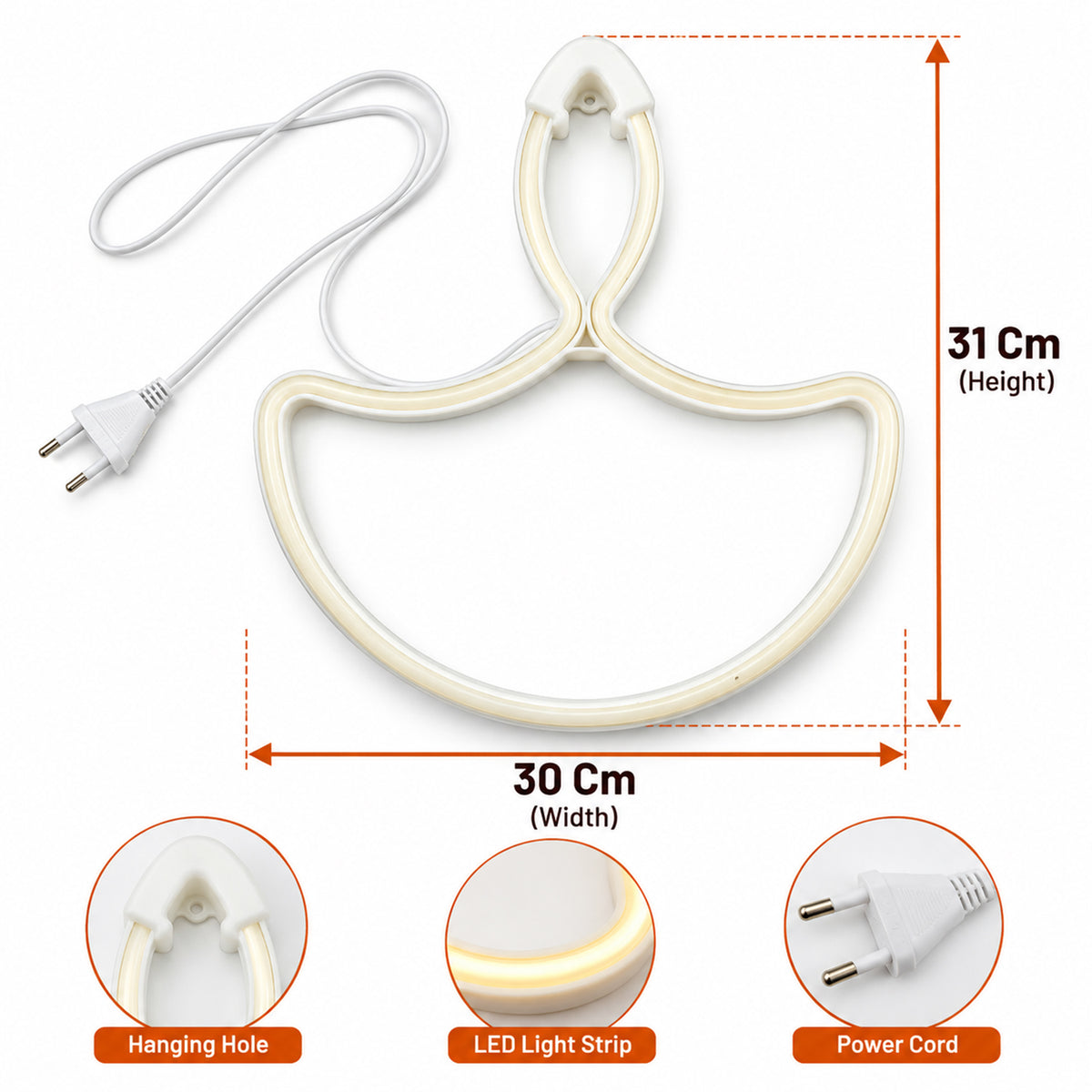 Diya Shape LED Hanging Light