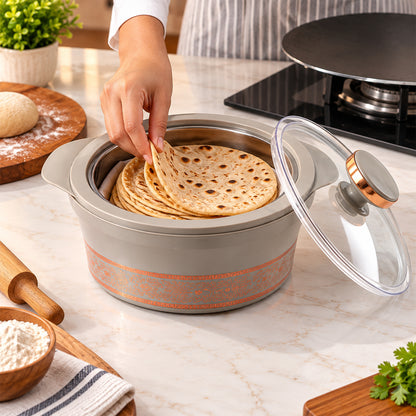 Insulated casserole hot food serving