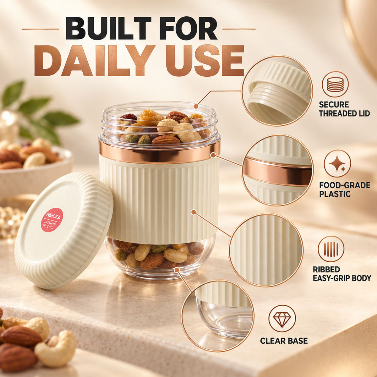Airtight storage containers kitchen