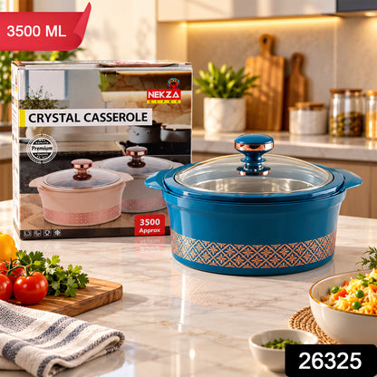 Nekza Crystal casserole, 3500 ML, supplied SKU photo