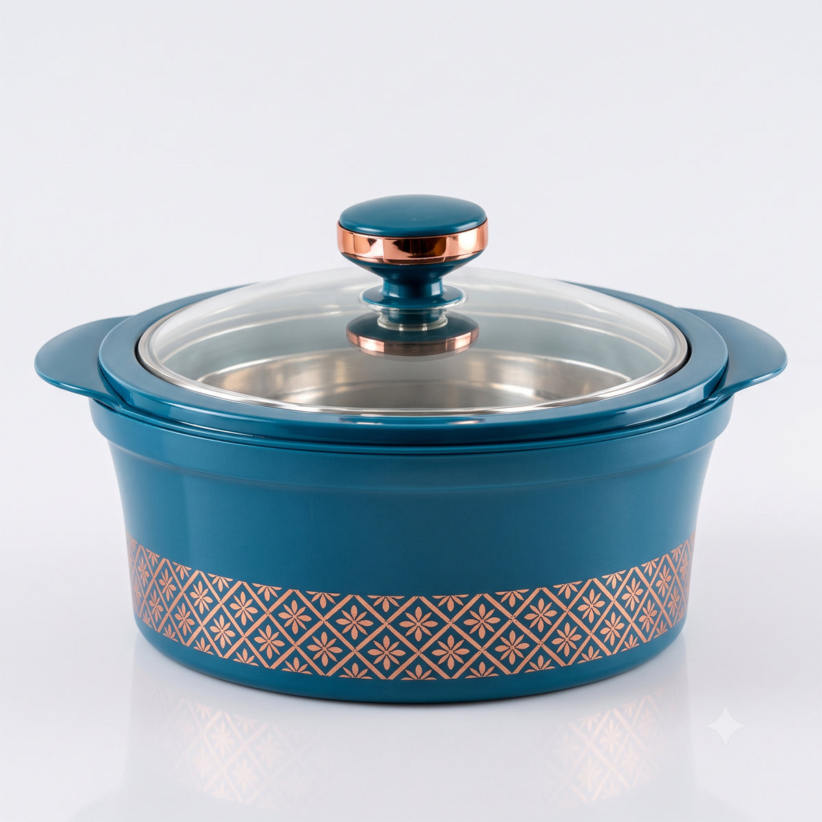 Nekza Crystal casserole, 3500 ML, plain background view