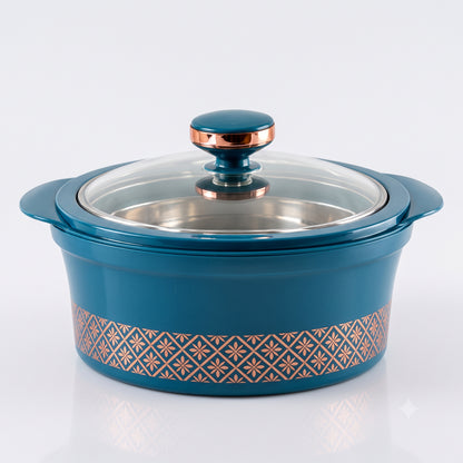 Nekza Crystal casserole, 3500 ML, plain background view