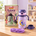 Kids Stainless Steel Sipper Water Bottle with Handles and Strap - Nekza (500 ML)