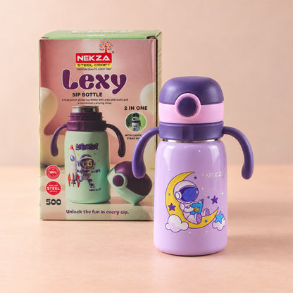 Kids stainless steel sipper bottle 04