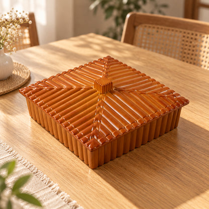 Four compartment dry fruit and snack storage box with decorative lid King-Multipurpose-Storage-Box-04.jpg