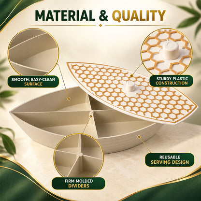 Leaf Shape Dry Fruit Container
