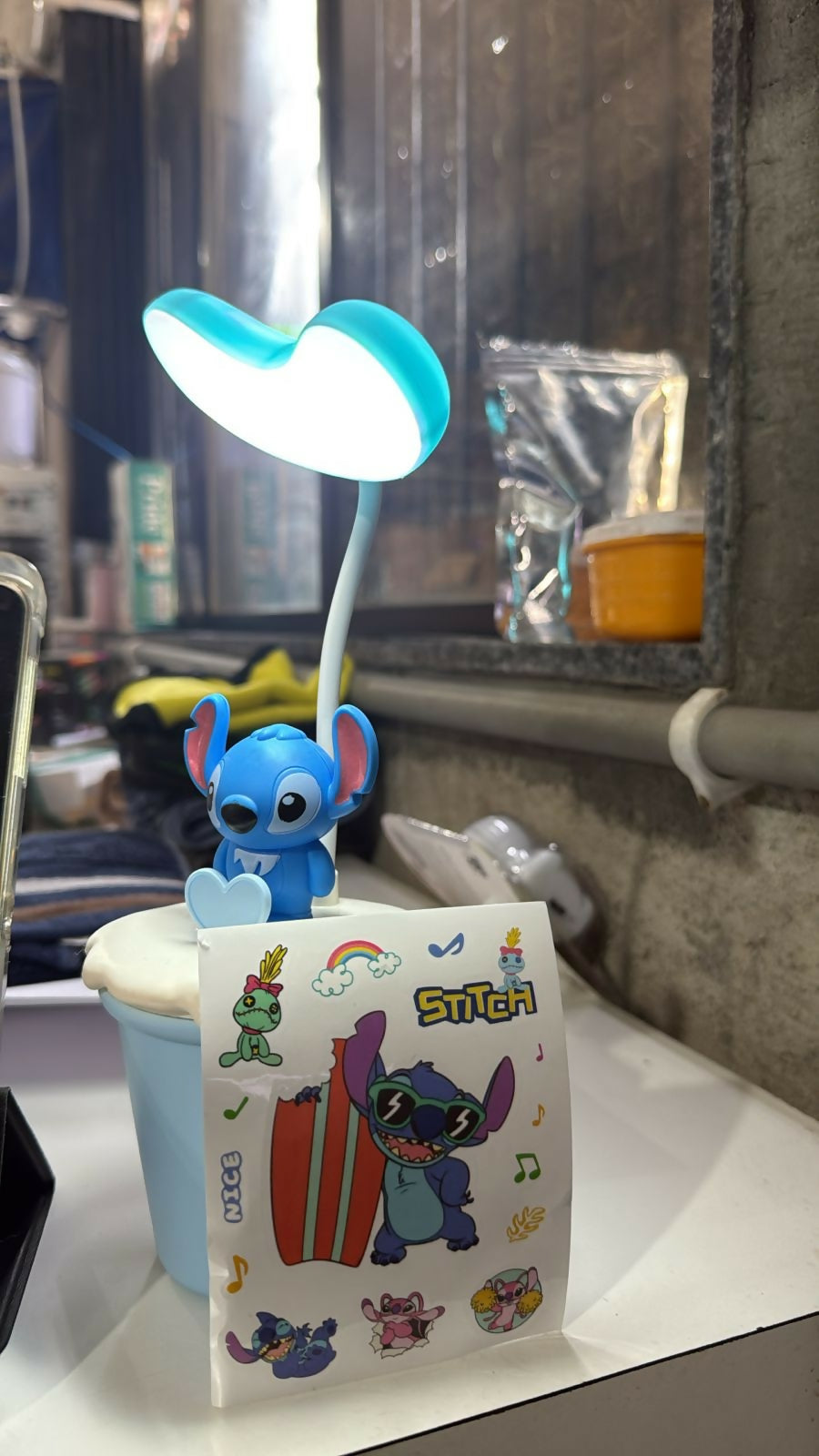Cute Cartoon LED Desk Lamp for Kids Room, Study Night Light with Soft Glow
