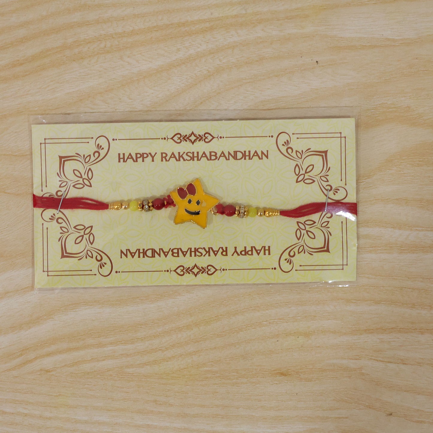Smiley Star Rakhi – Bright and Comfortable Rakhi For Brother